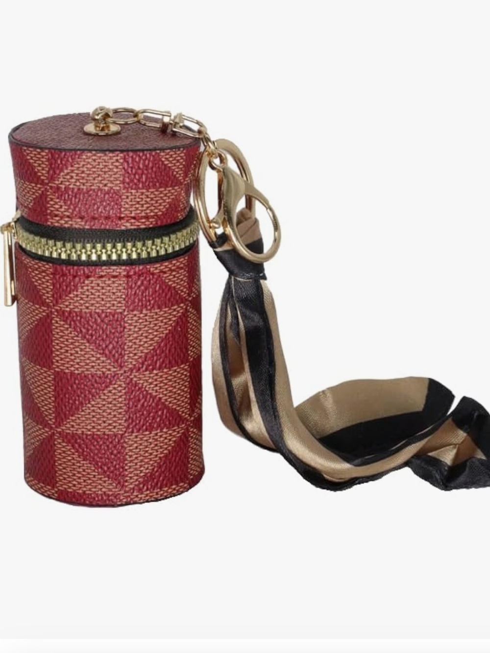 lipstick storage box, synthetic leather, with buckle decoration strap, - Picture 2 of 6